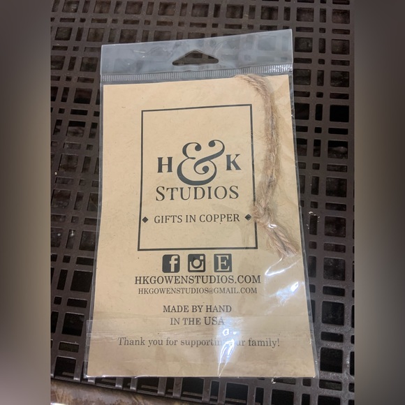 4 for $20 Rustic Wildlife Christmas Ornaments by H&K Studios Patina Deer - Picture 3 of 5